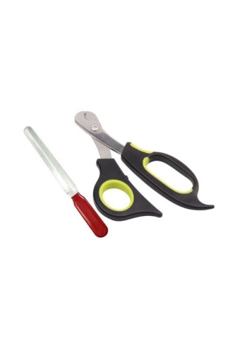 Nunbell Kedi Köpek Tırnak Makası + Törpü 14 cm - 1