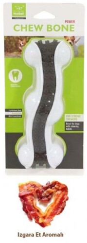 Nunbell Köpek Oyuncağı Izgara Et Aromalı Dolgulu Kemik Large 16 cm - 1