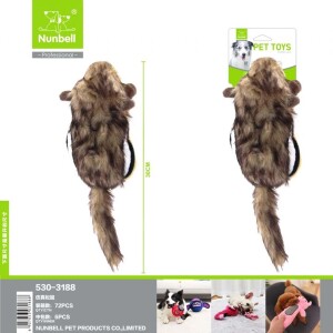 Nunbell Köpek Oyuncağı Pelüş Sincap 30 cm - Nunbell