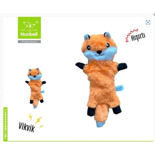 Nunbell Köpek Oyuncağı Peluş Tilki - 1