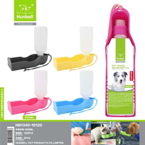 Nunbell Mataralı Köpekler İçin Seyahat Suluğu 500 Ml - 1