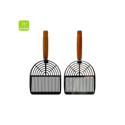 Nunbell Siyah Elekli Kedi Kum Küreği - 1