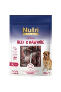 Nutri Canin Rawhide Sığır Eti Sargılı Kemik Köpek Ödülü 120 Gr - Nutri Canin