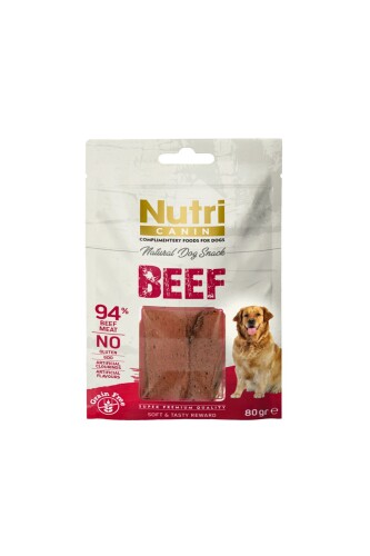 Nutri Canin Sığır Etli Tahılsız Köpek Ödülü 80 Gr - 1