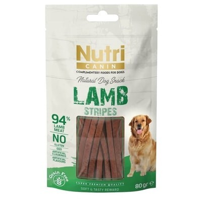 Nutri Canin Tahılsız Kuzu Etli Köpek Ödülü 80 gr - 1
