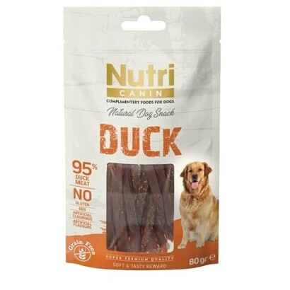 Nutri Canin Tahılsız Ördekli Köpek Ödülü 80 gr - 1