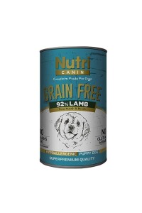 Nutri Canin Tahılsız Kuzulu Yavru Köpek Konservesi 400 Gr - Nutri Canin