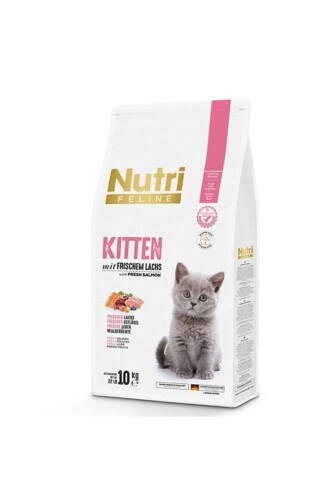 Nutri Feline Kitten Tahılsız Somonlu Yavru Kedi Maması 10 Kg - 1