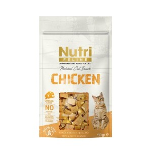 Nutri Feline Tavuk ve Peynirli Kedi Ödül Maması 50 Gr - Nutri Feline