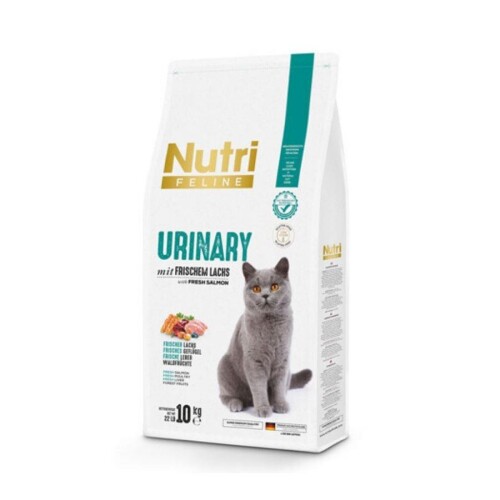 Nutri Feline Urinary Böbrek Sağlığı Destekleyici Somonlu Düşük Tahıllı Yetişkin Kedi Maması 10 Kg - 1