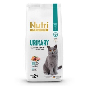 Nutri Feline Urinary Böbrek Sağlığı Destekleyici Somonlu Düşük Tahıllı Yetişkin Kedi Maması 2 Kg - Nutri Feline
