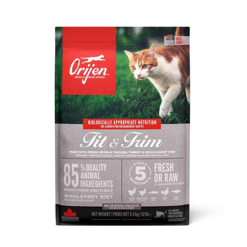 Orijen Fit & Trim Kilo Problemi İçin Tahılsız Kedi Maması 5,4 kg - 1