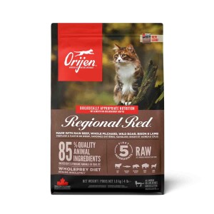 Orijen Regional Red Tahılsız Yetişkin Kedi Maması 1,8 kg - Orijen