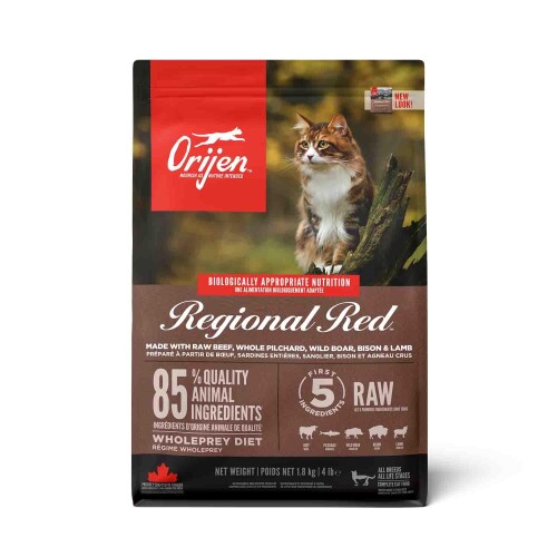 Orijen Regional Red Tahılsız Yetişkin Kedi Maması 1,8 kg - 1