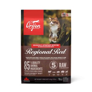 Orijen Regional Red Tahılsız Yetişkin Kedi Maması 5,4 kg - Orijen
