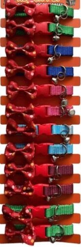 Papyonlu Çıngıraklı Kedi Tasması 1 adet - 1