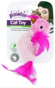 Pawise Catnipli Peluş Kuş Kedi Oyuncağı 9 cm - Pawise