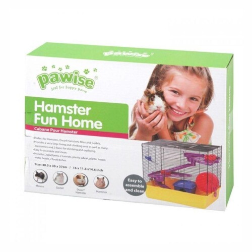 Pawise Hamster Kafesi 41x30x37 Cm - 2