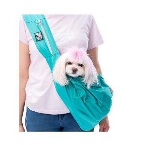 Pawstar Crossbody Kedi ve Küçük Irk Köpek Taşıma Çantası Mint 50x15x20 Cm - Pawstar