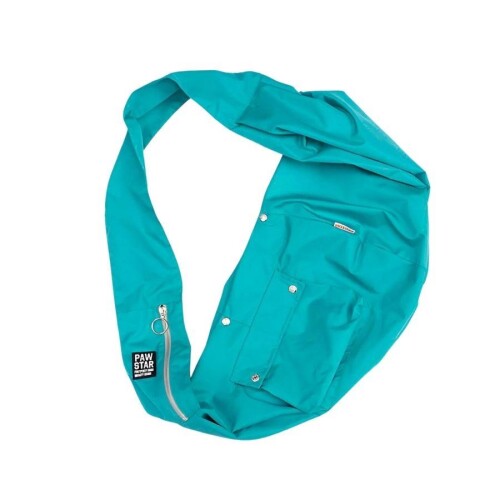 Pawstar Crossbody Kedi ve Küçük Irk Köpek Taşıma Çantası Mint 50x15x20 Cm - 2