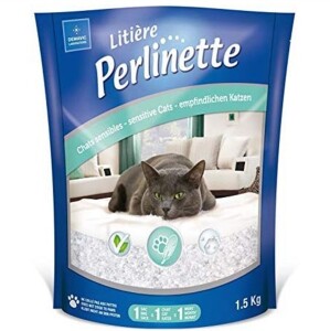 Perlinette Yetişkin ve Hassas Kediler İçin Kristal Kedi Kumu 3,7 lt - Perlinette