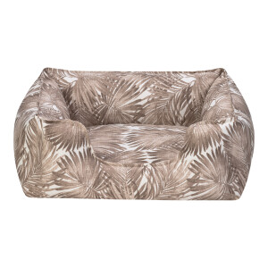 Pet Comfort Alpha Açık Kahverengi-Beyaz Kedi ve Köpek Yatağı S 60x50cm - Pet Comfort