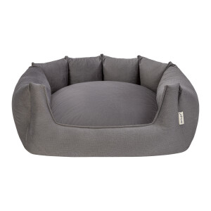 Pet Comfort Barcelona Kedi ve Köpek Yatağı Gri 75x65cm - Pet Comfort