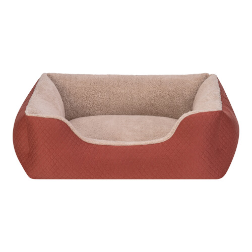 Pet Comfort Bravo Duo Köpek Yatağı Tarçın/Bej L 90x70cm - 1