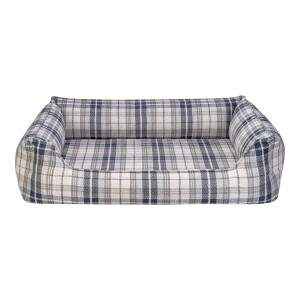 Pet Comfort Delta Lacivert Kareli Köpek Yatağı L 105x80cm - 1