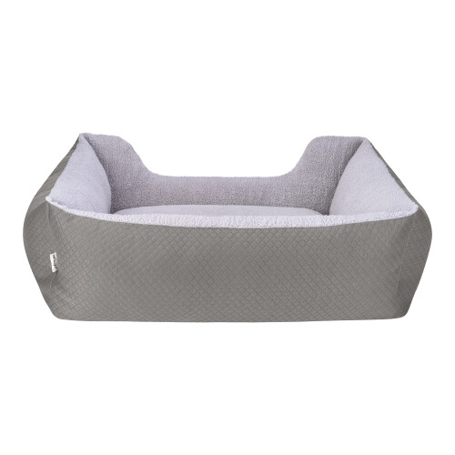 Pet Comfort Echo Köpek Yatağı Gri/Gri Peluş L 105x80cm - 3