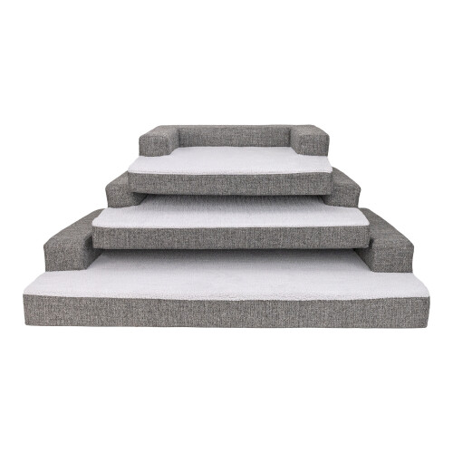 Pet Comfort Gloria Sofa Orthopedik Köpek Yatağı, Antrasit 120x80x10cm - 3