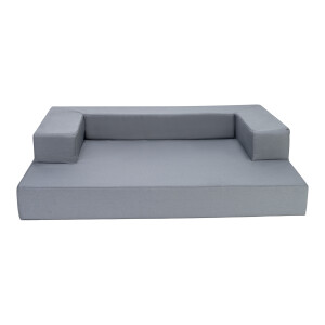 Pet Comfort Gloria Sofa Orthopedik Su Geçirmez Köpek Yatağı, Gri 70x53x8cm - Pet Comfort