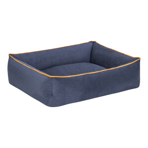 Pet Comfort Golf Kedi ve Köpek Yatağı Parliament Mavi w Hardal Biye S 75x60cm - 2