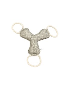 Pet Comfort İpli Bumerang Köpek Oyuncağı A.Gri 30cm - Pet Comfort