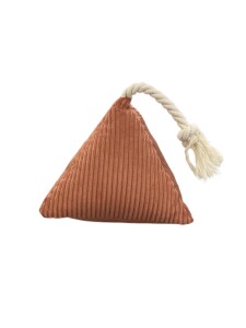 Pet Comfort İpli Prizma Köpek Oyuncağı Kiremit 17x30cm - Pet Comfort