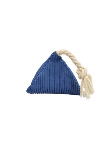 Pet Comfort İpli Prizma Köpek Oyuncağı Mavi 12x25cm - Pet Comfort