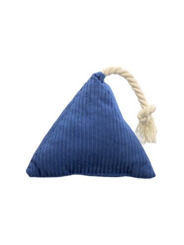 Pet Comfort İpli Prizma Köpek Oyuncağı Mavi 17x30cm - 1