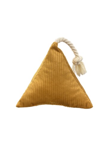 Pet Comfort İpli Prizma Köpek Oyuncağı Sarı17x30cm - 1