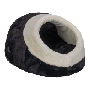 Pet Comfort Nest Kedi Yatağı Siyah/Beyaz 40x40cm - 1