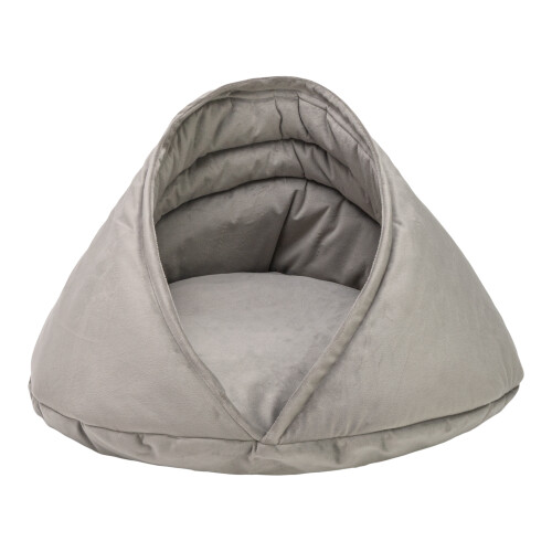 Pet Comfort Oyster Kedi/Köpek Yatağı, Gri 55x55x32cm - 1