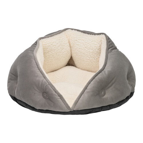 Pet Comfort Paris Kedi ve Köpek Yatağı Gri 60cm - 1
