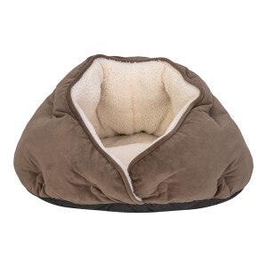 Pet Comfort Paris Kedi ve Köpek Yatağı Kahverengi 50cm - Pet Comfort