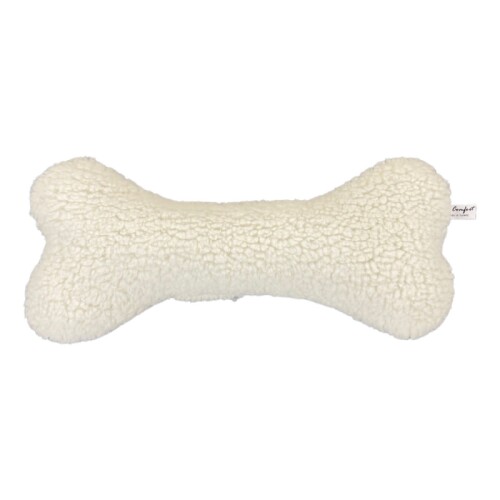 Pet Comfort Peluş Kemik Köpek Oyuncağı Ekru 32cm - 1