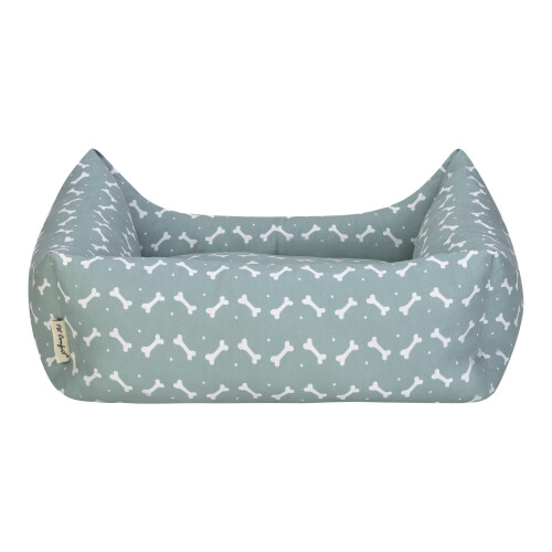 Pet Comfort Uniform Bone Mint-Beyaz Kedi ve Köpek Yatağı M 60x50cm - 3