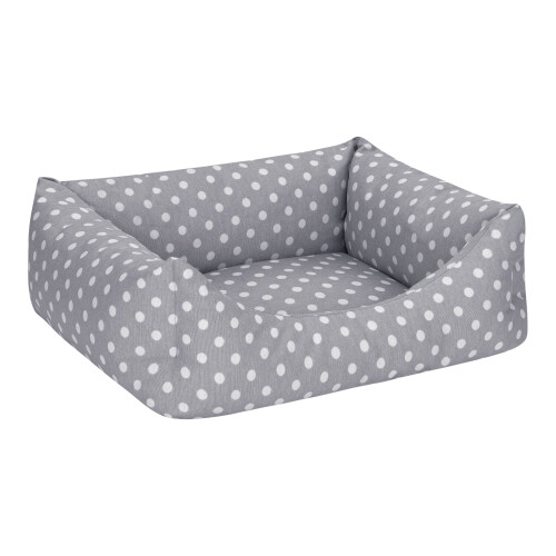 Pet Comfort Uniform Gri Puantiyeli Kedi ve Köpek Yatağı S 50x40cm - 2