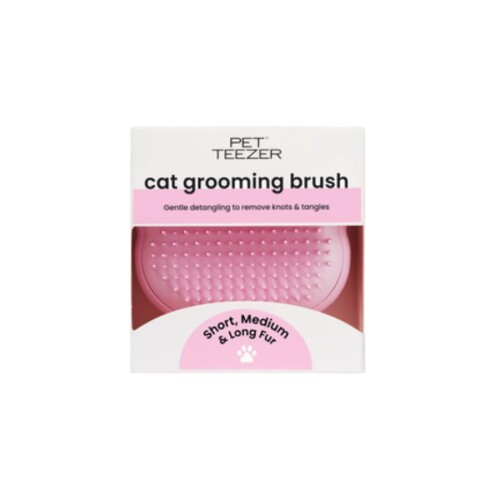 Pet Teezer Pembe Kedi Masaj ve Tarama Fırçası - 1