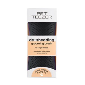 Pet Teezer Tüy Dökülme Karşıtı ve Kir Temizleyici Gri Köpek Fırçası - Pet Teezer