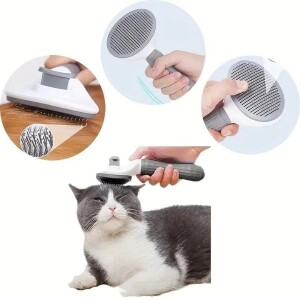 Petpretty Basmalı Kedi ve Köpek Tüy Tarama Fırçası - 7