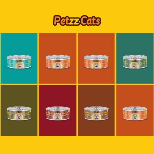 PetzzCats Tavuk Etli Konserve Kedi Maması 85 Gr - 6