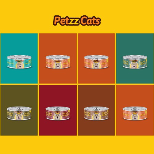 PetzzCats Tavuk Etli Konserve Kedi Maması 85 Gr 24 Adet - 6